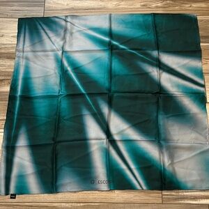 Escossa teal and Gray Scarf